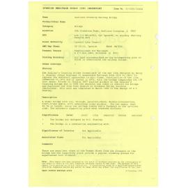 Industrial - Sadliers Crossing - Ipswich Heritage Study 1992 Volume 2