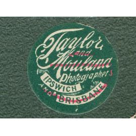 Trademark of photographer, Benjamin Taylor and Arthur Mouland, Ipswich, c.1895