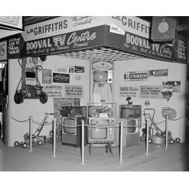 L.W. Griffiths and Booval TV Centre stand, Ipswich Show, Ipswich, 1960