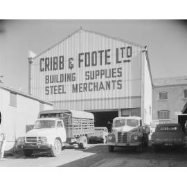 Cribb & Foote Ltd,  Building Supplies and Steel Merchants,  Bremer St, Ipswich, 1961