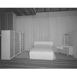 H.T. Hooper & Co. Furniture Store, bedroom suite, Ipswich, 1963