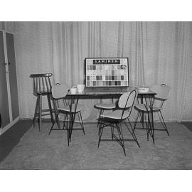 H.T. Hooper & Co. Furniture Store, Laminex Display, Ipswich, 1963