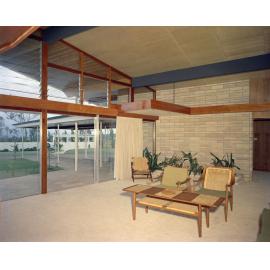 Interior of  John McQueen's residence, Edwards Street, Raceview, Ipswich, 1963