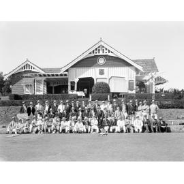 Members of the Ipswich Bowls Club, Ipswich, 1930s