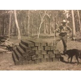 Carl Francis Schmeider with cut sleepers