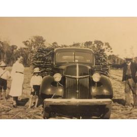 Carl Francis and Martha Schmeider with Bernard and Len
