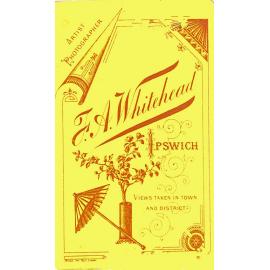 Trademark of F. A. Whitehead, photographer, Ipswich, after 1888