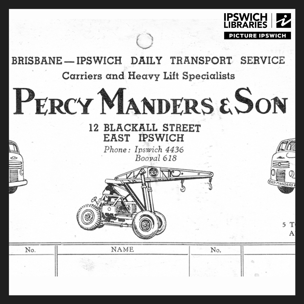 Percy Manders General Carrier