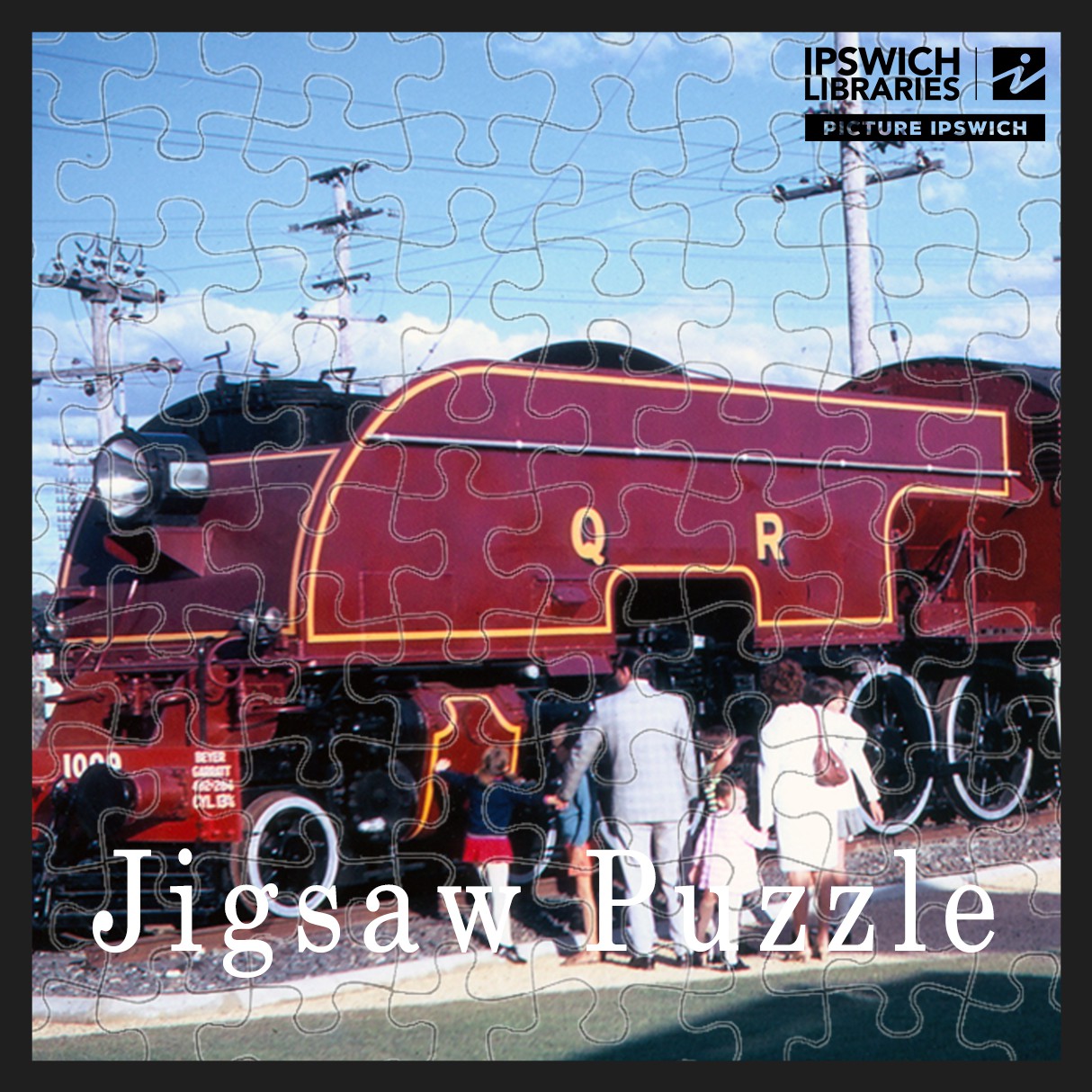 Garratt Engine, Redbank Railway Railway Museum, Redbank, Ipswich, c.1982 (Jigsaw Puzzle)