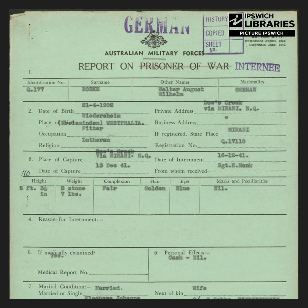 German Prisoners of War